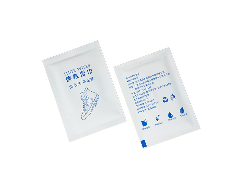 40克四面封擦鞋湿巾